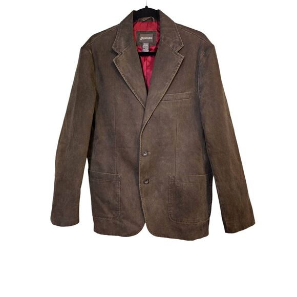 St. John's Bay Other - Dark brown 100% cotton casual sport coat. Size M.